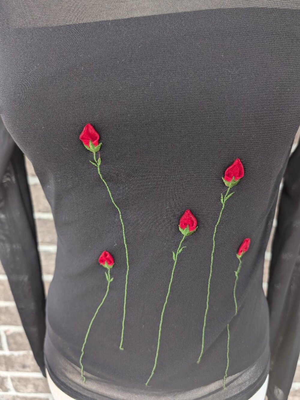 Vintage Currants Roses Top - Picture 3 of 6